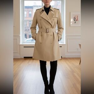 Burberry Belted Trench Coat S